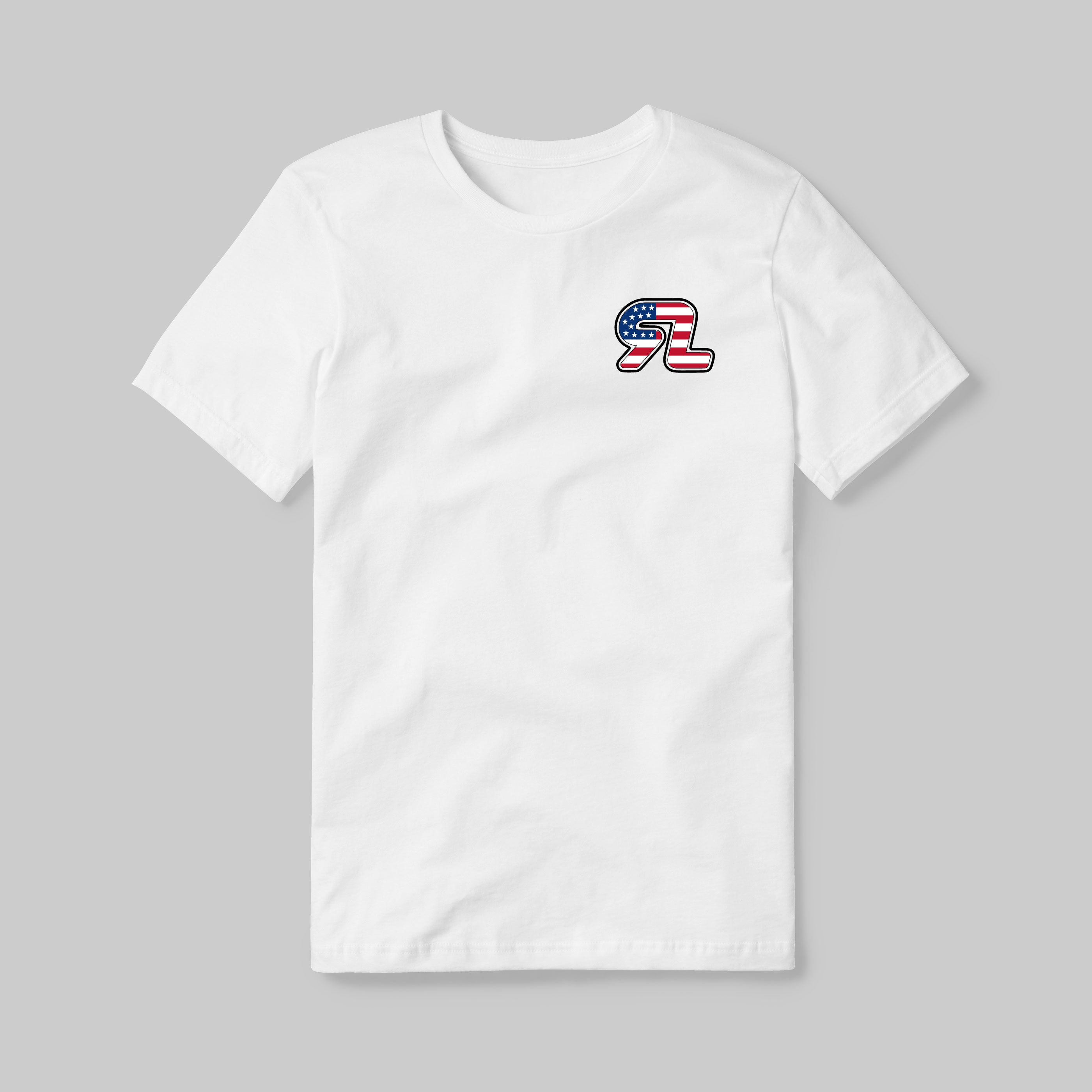RL USA Circle White Tee