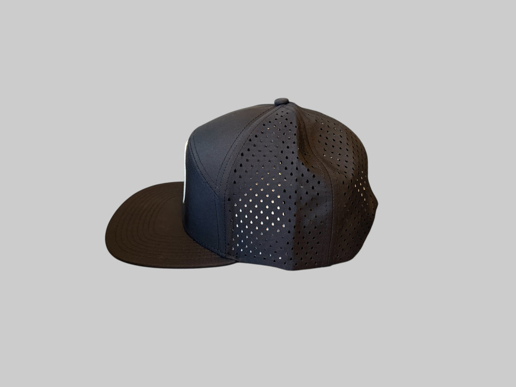 RL USA Circle Black 7 Panel Performance Hat