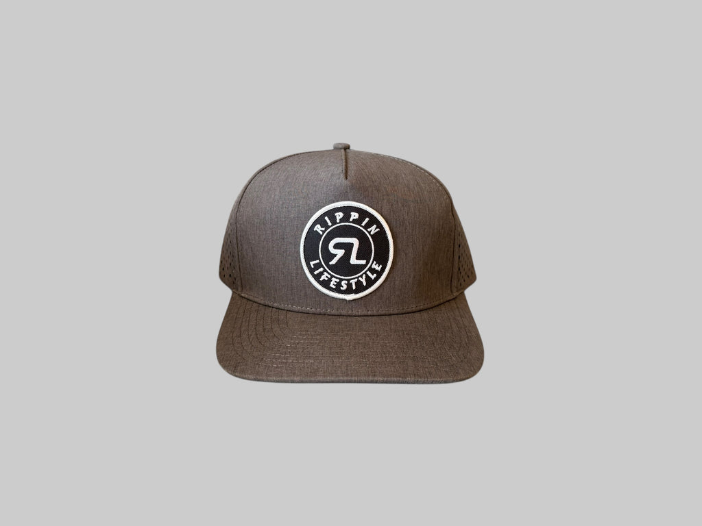 RL OG Circle Grey 5 Panel Performance Hat