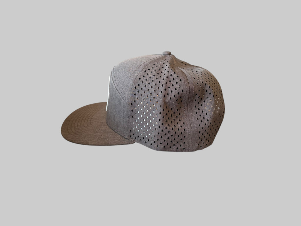 RL OG Circle Grey 7 Panel Performance Hat