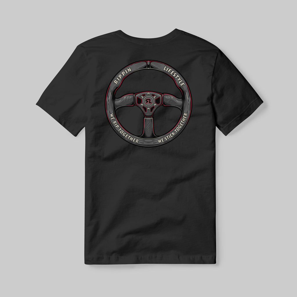 RL Steering Wheel Black Tee