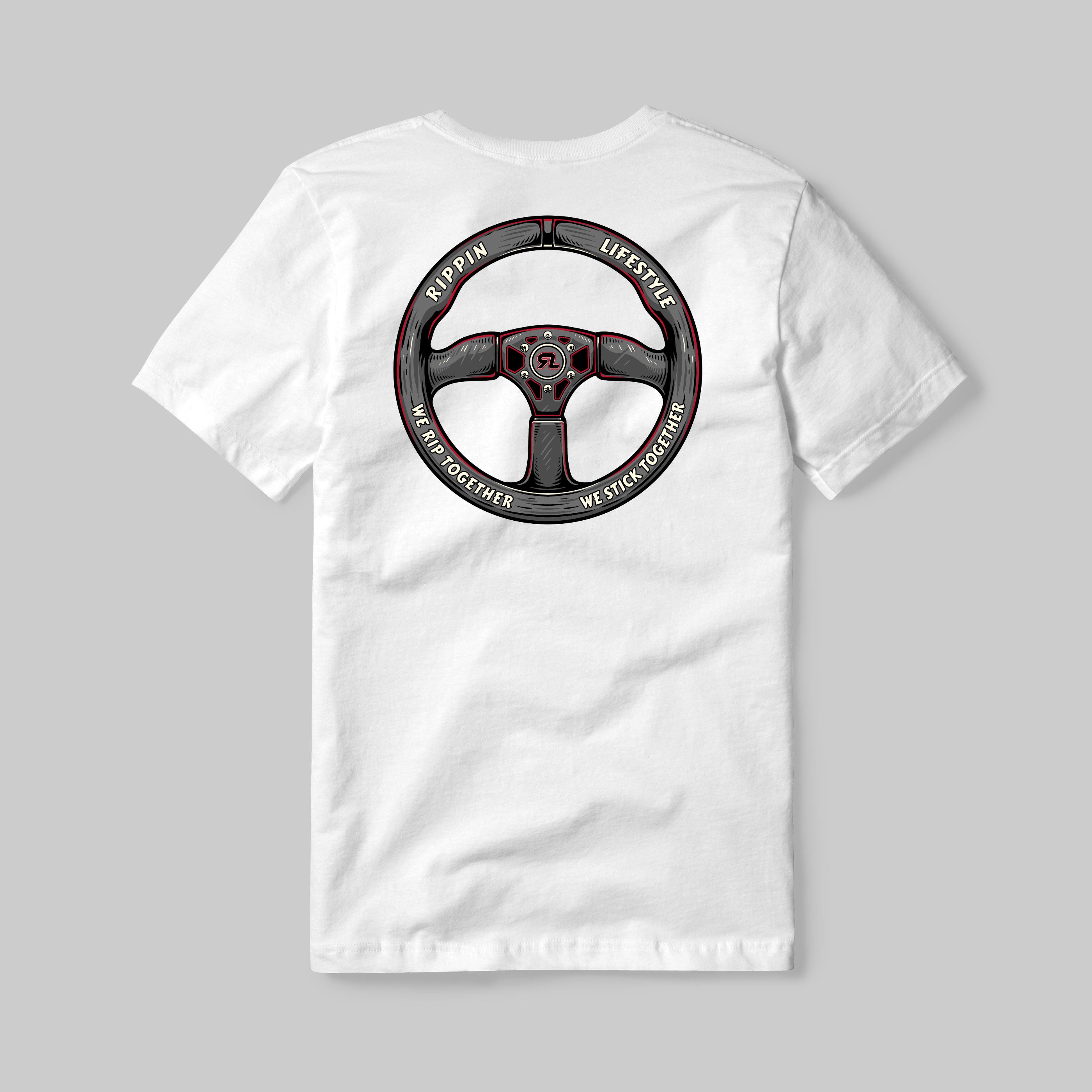 RL Steering Wheel White Tee